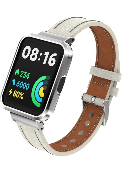 Xiaomi Mi Watch Lite / Redmi Watch Için Deri Watch Band (Yurt Dışından)