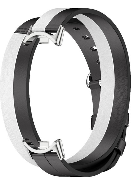 Xiaomi Mi Band 8/9/9 Nfc Için Çift Döngülü Deri Kayış (Yurt Dışından)