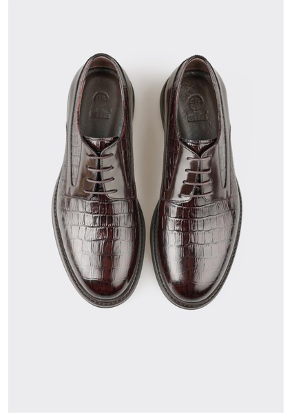 Kahve Deri Erkek Klasik Ayakkabı fırsatları