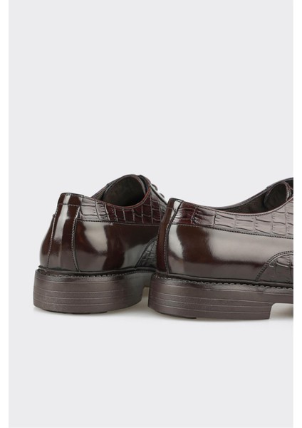 Kahve Deri Erkek Klasik Ayakkabı indirimleri