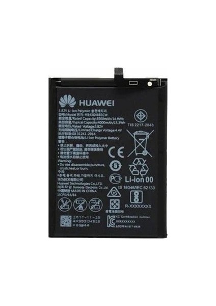 Always Teknoloji Huawei Honor 8x (HB386590) Uyumlu Batarya Pil 3650 mAh