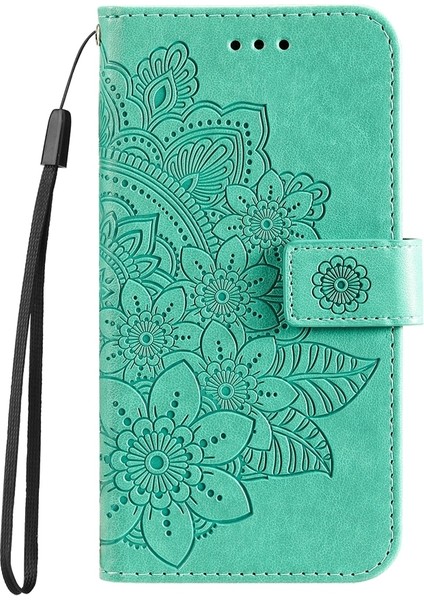 Sony Xperia 1 Vı Için 7 Yapraklı Çiçek Kabartmalı Deri Kılıf (Yurt Dışından) fiyatları