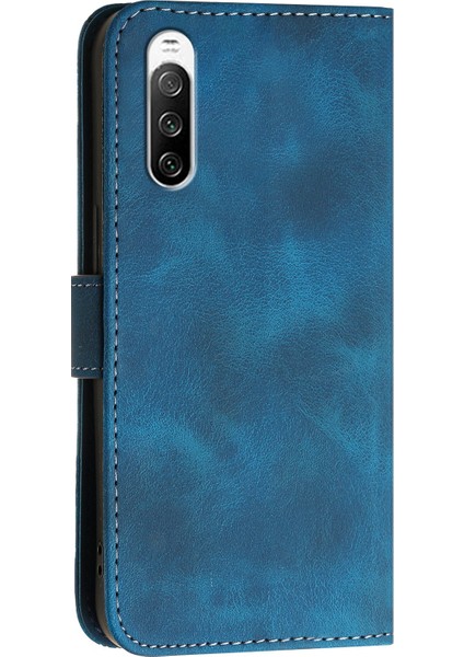 Sony Xperia 10 Iıı Için Izgara Kelebek Pu Kılıf (Yurt Dışından) indirimleri