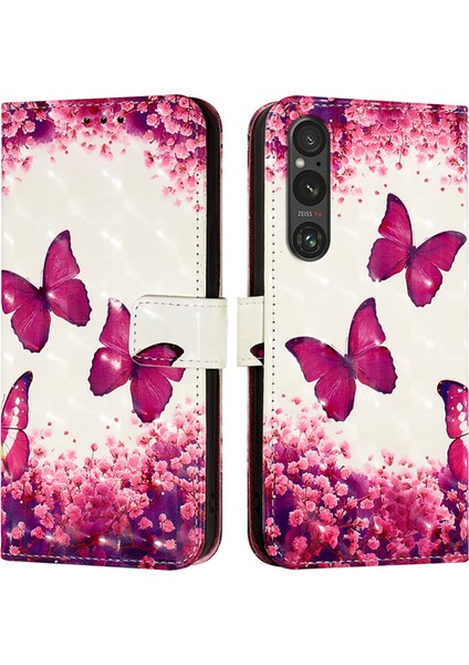 Sony Xperia 1 V Için 3D Boyama Deri Kılıf (Yurt Dışından) fırsatları