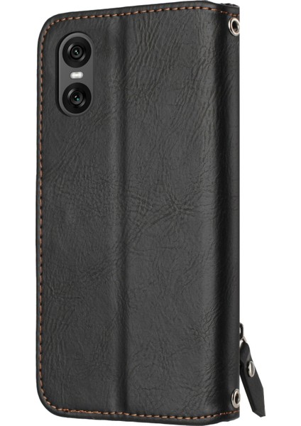 Sony Xperia 10 Vı Için Fermuarlı Cüzdan Kılıf (Yurt Dışından) modelleri