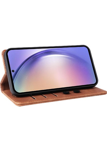 Samsung Galaxy A54 5g Için Flip Case Basit Iş Cüzdan Kapak Çevirin (Yurt Dışından) modelleri