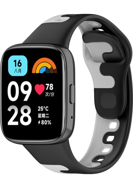 Redmi Watch 3 Active Için Iki Renkli Silikon Kayış (Yurt Dışından)