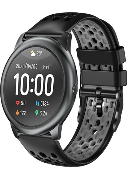 Xiaomi Haylou Rt LS05S Için Nefes Alabilen Silikon Watch Band (Yurt Dışından)