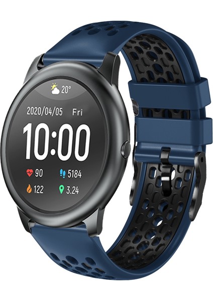 Xiaomi Haylou Rt LS05S Için Nefes Alabilen Silikon Watch Band (Yurt Dışından)