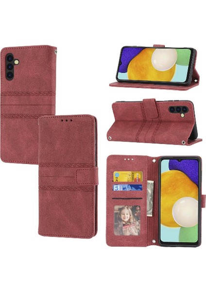 Samsung Galaxy A15 Için Flip Case 4g/5g Manyetik Kapatma Darbeye Pu (Yurt Dışından)