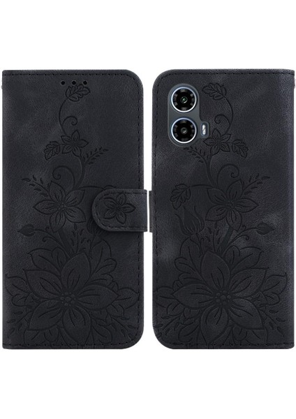Motorola Moto G24/G04 Manyetik Cüzdan Kickstand Kart Tutucu Için Flip Case (Yurt Dışından)