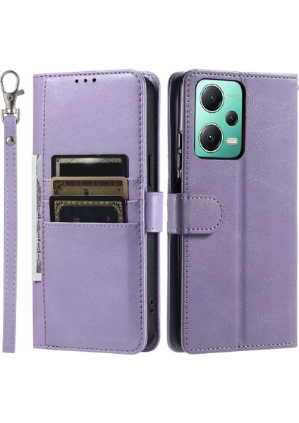 Xiaomi Redmi Not 12 Için Flip Case 5g Pu Deri Kickstand 6 Kart Yuvaları (Yurt Dışından)