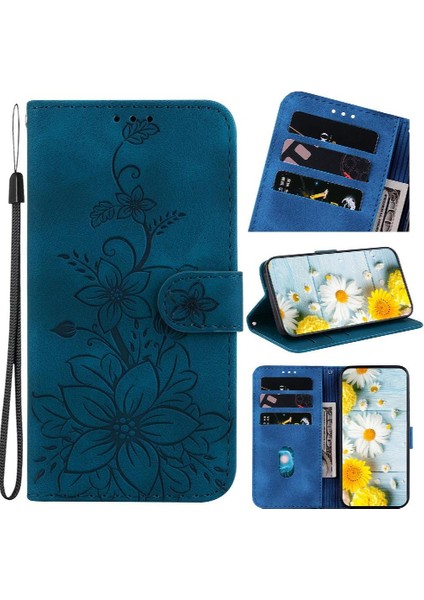 Motorola Moto G24/G04 Manyetik Cüzdan Kickstand Kart Tutucu Için Flip Case (Yurt Dışından)