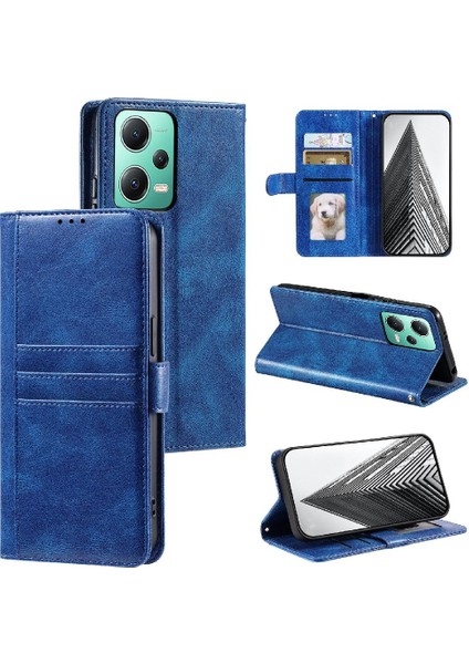 Xiaomi Redmi Not 12 Için Flip Case 5g Pu Deri Kickstand 6 Kart Yuvaları (Yurt Dışından)