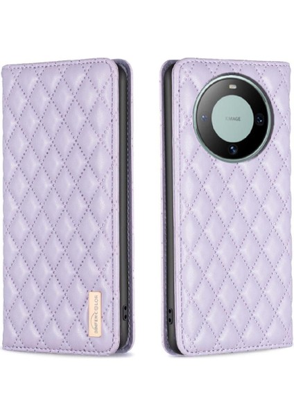 Huawei Mate 60 Için Flip Case Manyetik Kapatma Cüzdan Kart Yuvaları Tutucu (Yurt Dışından)