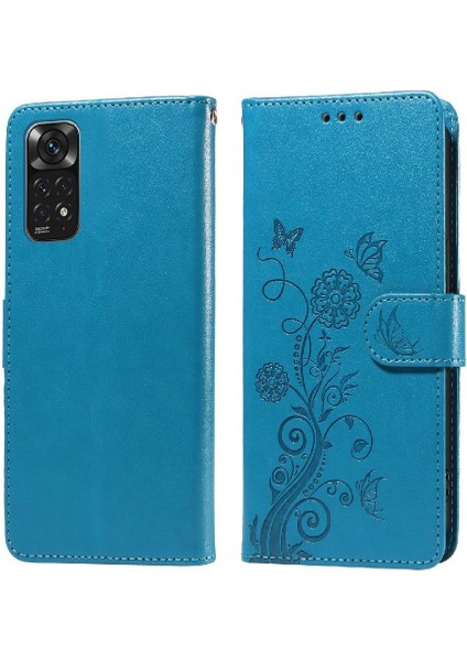 Xiaomi Redmi Not 11 Için Flip Case 4G/11S 4g Deri Çiçek Cardyuvaları Çevirin (Yurt Dışından)