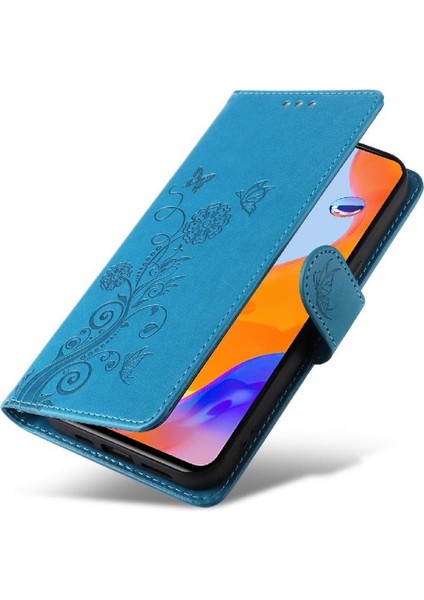 Xiaomi Redmi Not 11 Için Flip Case 4G/11S 4g Deri Çiçek Cardyuvaları Çevirin (Yurt Dışından) modelleri
