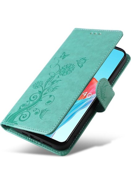 Oppo A78 4g Deri Kart Yuvaları Flip Çiçek Için Flip Case (Yurt Dışından) fırsatları