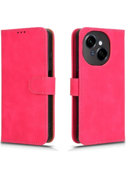 Tecno Spark Için Flip Case 1 Cüzdan Kart Yuvaları Tutucu Kickstand Yan (Yurt Dışından)