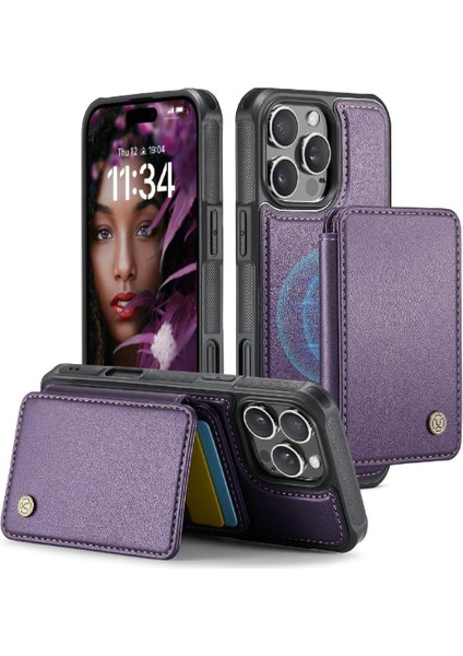 IPhone 16 Için Kılıf Pro Max Ayrılabilir Cüzdan 2 1 Işlevsellik Standı (Yurt Dışından)
