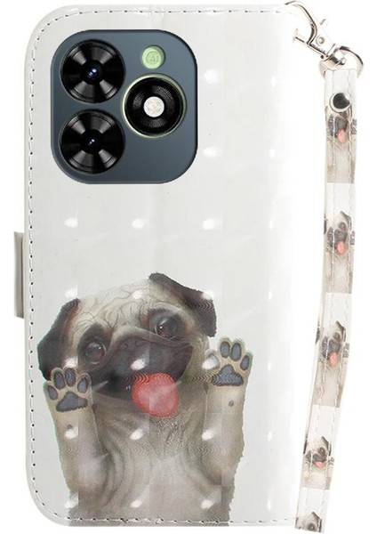 Tecno Spark G0 2024 Pu Deri Kordon Kartı Için 3D Boyalı Koruyucu Kılıf (Yurt Dışından)