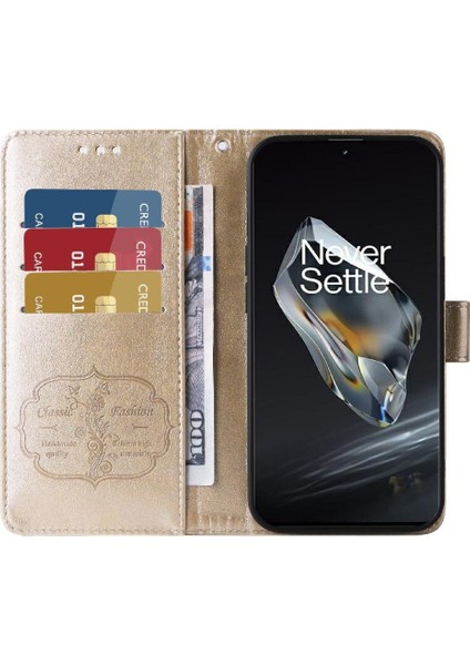 Oneplus 12 Deri Çiçek Flip Kart Yuvaları Için Flip Case (Yurt Dışından) indirimleri