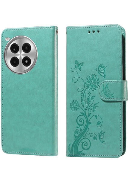 Oneplus Ace 3 Pro Flip Çiçek Deri Kart Yuvaları Için Flip Case (Yurt Dışından)