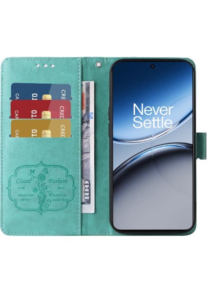 Oneplus Nord 4 Deri Çiçek Kart Yuvaları Flip Case Için Flip Case (Yurt Dışından) fırsatları