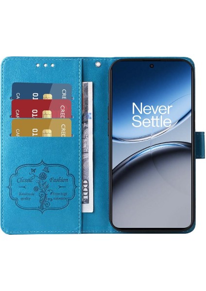 Oneplus Nord 4 Deri Çiçek Kart Yuvaları Flip Case Için Flip Case (Yurt Dışından) fırsatları