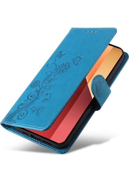 Xiaomi Redmi Not Için Flip Case 13 Pro 4g Çiçek Deri Cardyuvaları Çevirin (Yurt Dışından)