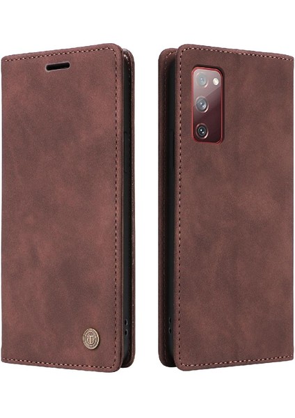 Samsung Galaxy S20 Fe Için Flip Case Darbeye Cüzdan Kapak Çevirin Basit (Yurt Dışından)