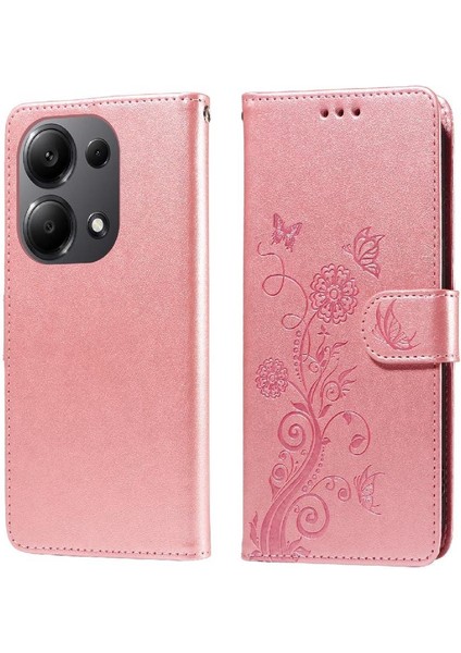 Xiaomi Redmi Not Için Flip Case 13 Pro 4g Çiçek Deri Cardyuvaları Çevirin (Yurt Dışından)