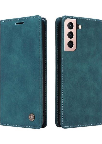 Samsung Galaxy S21 Cüzdan Için Flip Case Basit Iş Kapak Kılıfı (Yurt Dışından)