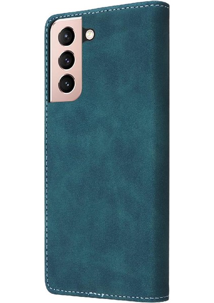 Samsung Galaxy S21 Cüzdan Için Flip Case Basit Iş Kapak Kılıfı (Yurt Dışından) modelleri