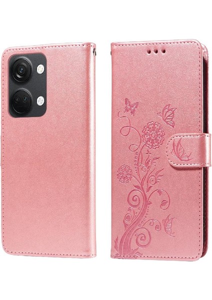 Oneplus Nord 3 Deri Kart Yuvaları Flip Çiçek Için Flip Case (Yurt Dışından)