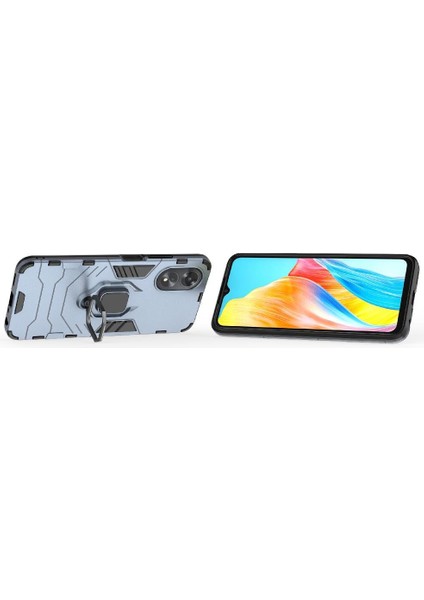 Oppo A38 4g Darbeye Dayanıklı Metal Halka Tutucu Için Halka Araç Montaj Kickstand Vaka (Yurt Dışından) modelleri