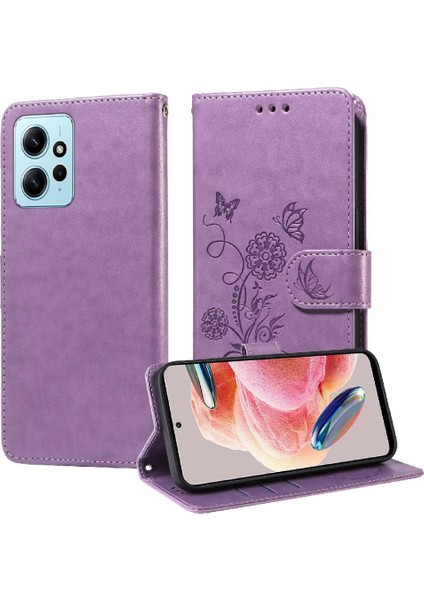 Xiaomi Redmi Not 12 Için Flip Case 4g Cardyuvaları Çiçek Deri Flip Case (Yurt Dışından) indirimleri