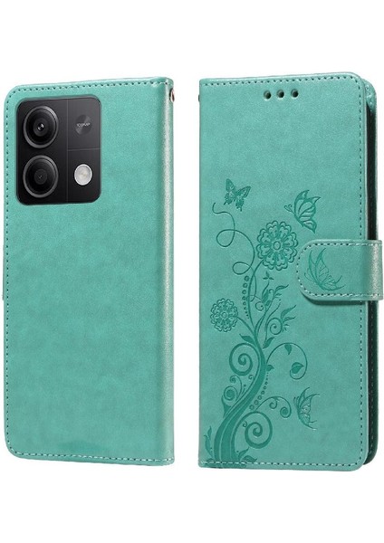 Xiaomi Redmi Not 13 Için Flip Case 5g Çiçek Cardyuvaları Flip Deri (Yurt Dışından)