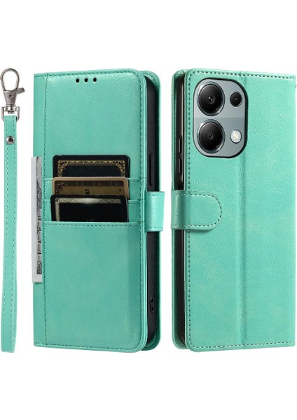 Xiaomi Redmi Not Için Flip Case 13 Pro 4g Pu Deri Kickstand 6 Kart (Yurt Dışından)