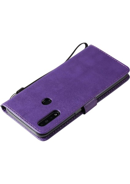 Oppo A8 Için Flip Case/oppo 2020 Kart Yuvası ile Yüksek Kaliteli Deri Cüzdan (Yurt Dışından)