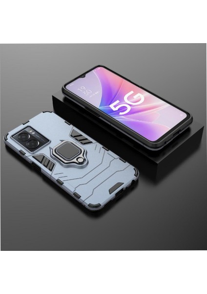 Oneplus Nord N300 Kickstand Askeri Için Halka Araba Dağı Kickstand Kılıf (Yurt Dışından)