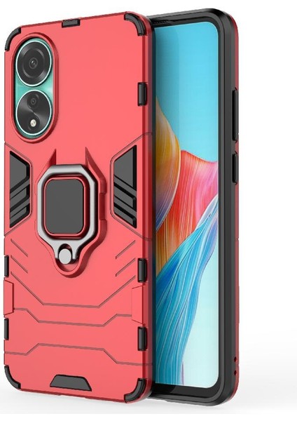 Oppo A78 4g Metal Halka Tutucu Darbeye Için Halka Araç Montaj Kickstand Durumda (Yurt Dışından)