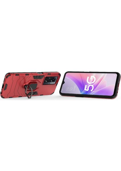 Oneplus Nord N300 Kickstand Askeri Için Halka Araba Dağı Kickstand Kılıf (Yurt Dışından)