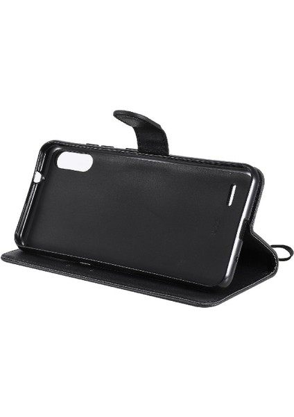 Kart Yuvası Yüksek Kaliteli Deri Iş ile Lg LG/K22 Plus Için Flip Case (Yurt Dışından)