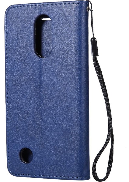 Lg K8 2017 Yüksek Kaliteli Deri Iş Cüzdan Telefon Kılıfı Için Flip Case (Yurt Dışından) modelleri