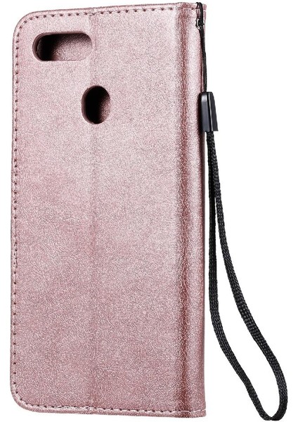 Oppo A7 Için Flip CASE/A5S Iş Cüzdan Telefon Kılıfı Klasik Düz Renk (Yurt Dışından) fırsatları