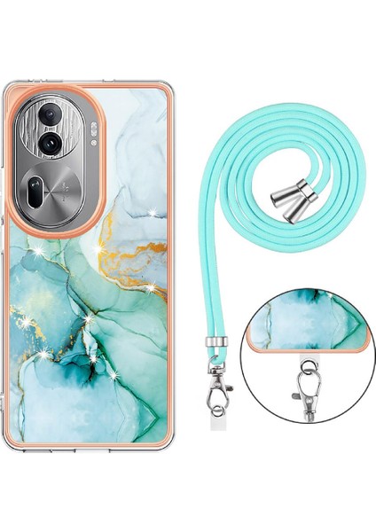 Oppo Oppo 11 Pro 5g Tampon Mermer Anti-Scratch Yumuşak Crossbody Için Kılıf (Yurt Dışından)