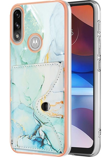 Motorola Moto E7 GÜÇ/E7I Güç Ince Cüzdan Yumuşak Tpu Tampon (Yurt Dışından)
