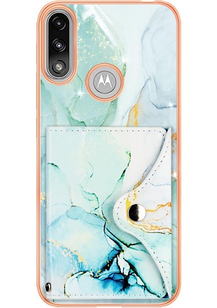 Motorola Moto E7 GÜÇ/E7I Güç Ince Cüzdan Yumuşak Tpu Tampon (Yurt Dışından)