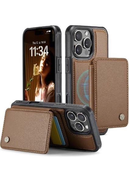 IPhone 16 Için Kılıf Pro Max Ayrılabilir Cüzdan 2 1 Işlevsellik Standı (Yurt Dışından)